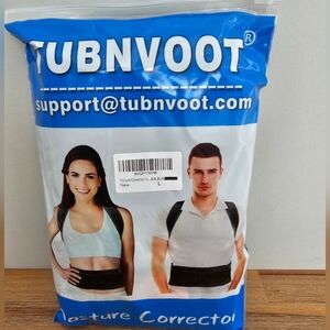 NEW TUBNVOOT Black Posture Correcter - Size Large